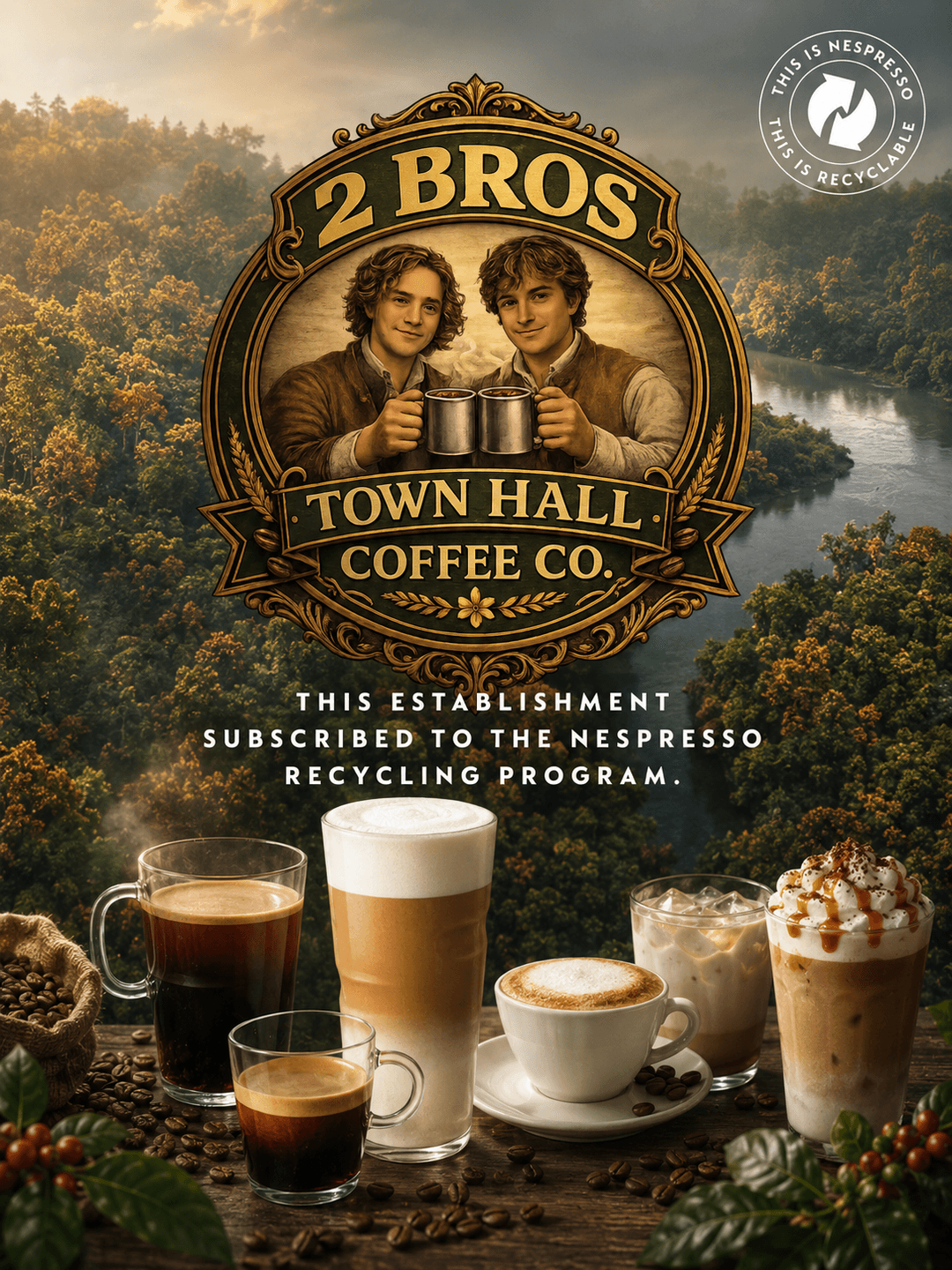 2 Bros Town Hall COFFEE CO.